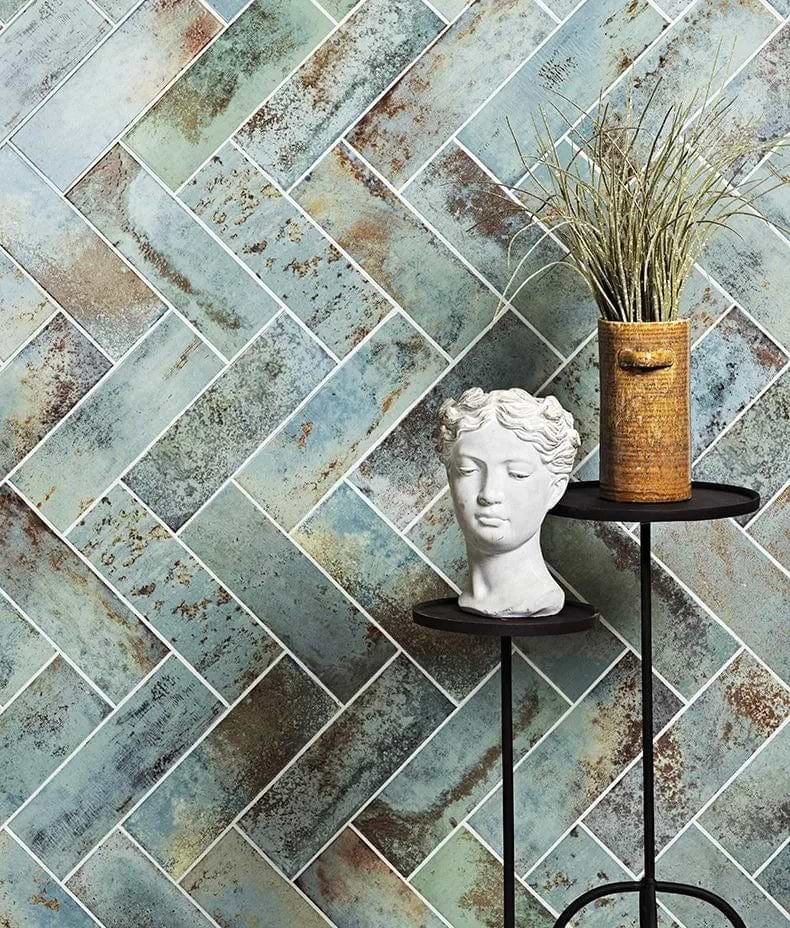 Wightwick Ceramic Azure - Hyperion Tiles