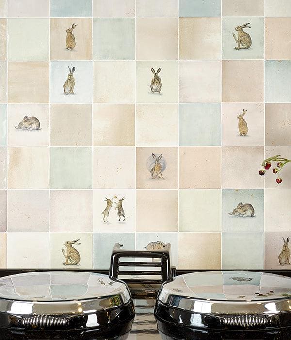 Wiltshire Hares By Joanna May - Hyperion Tiles