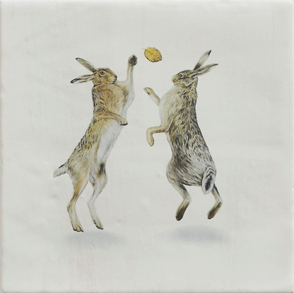 Wiltshire Hares By Joanna May - Hyperion Tiles