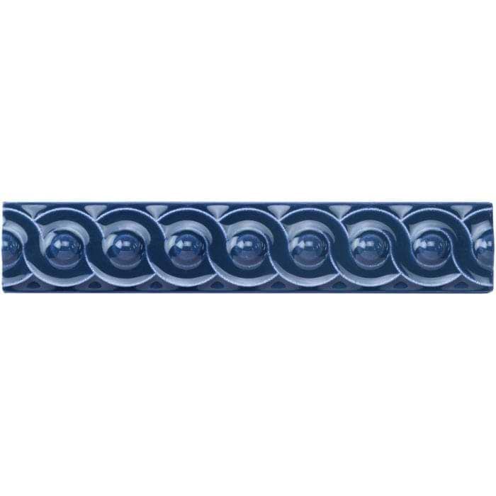 Windsor Blue Scroll Moulding - Hyperion Tiles
