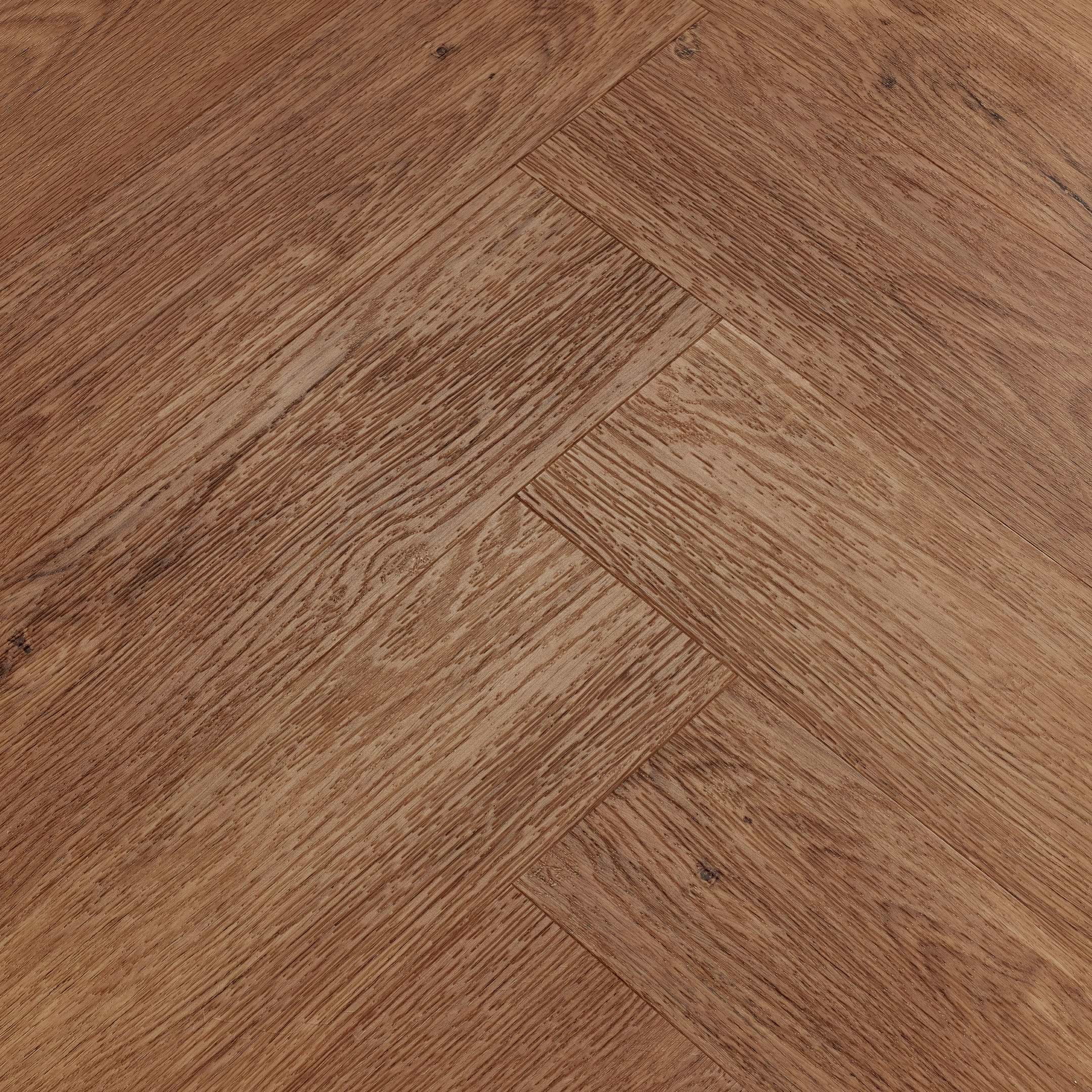 Woodpecker Flooring Wood Flooring 120 x 600 x 5mm Brecon Vintage Oak Herringbone