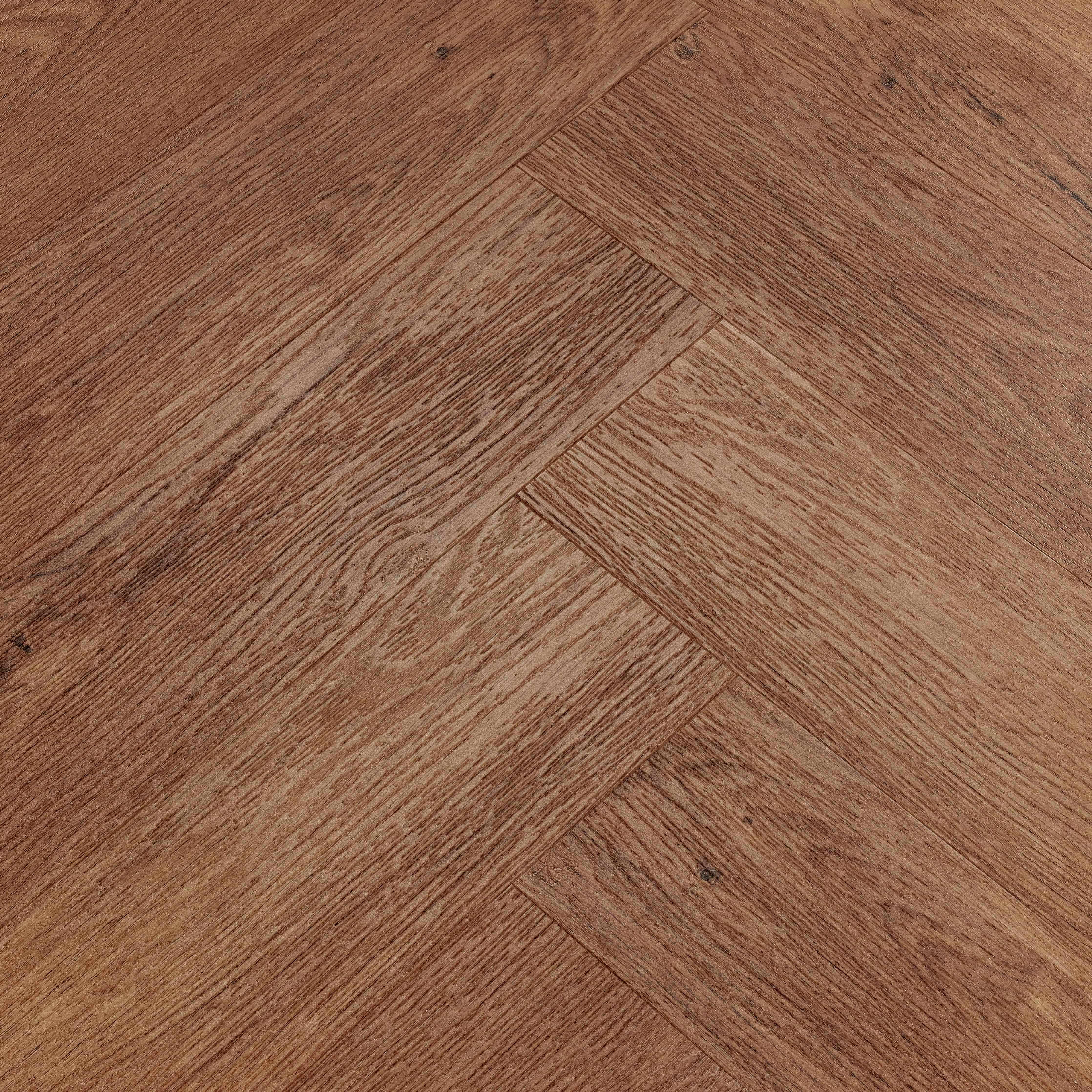 Woodpecker Flooring Wood Flooring 120 x 600 x 5mm Brecon Vintage Oak Herringbone
