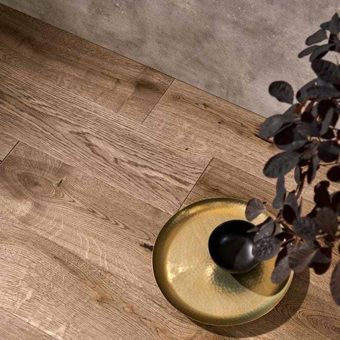 Woodpecker Flooring Wood Flooring 190 x 1900 x 15mm Harlech Biscotti Oak