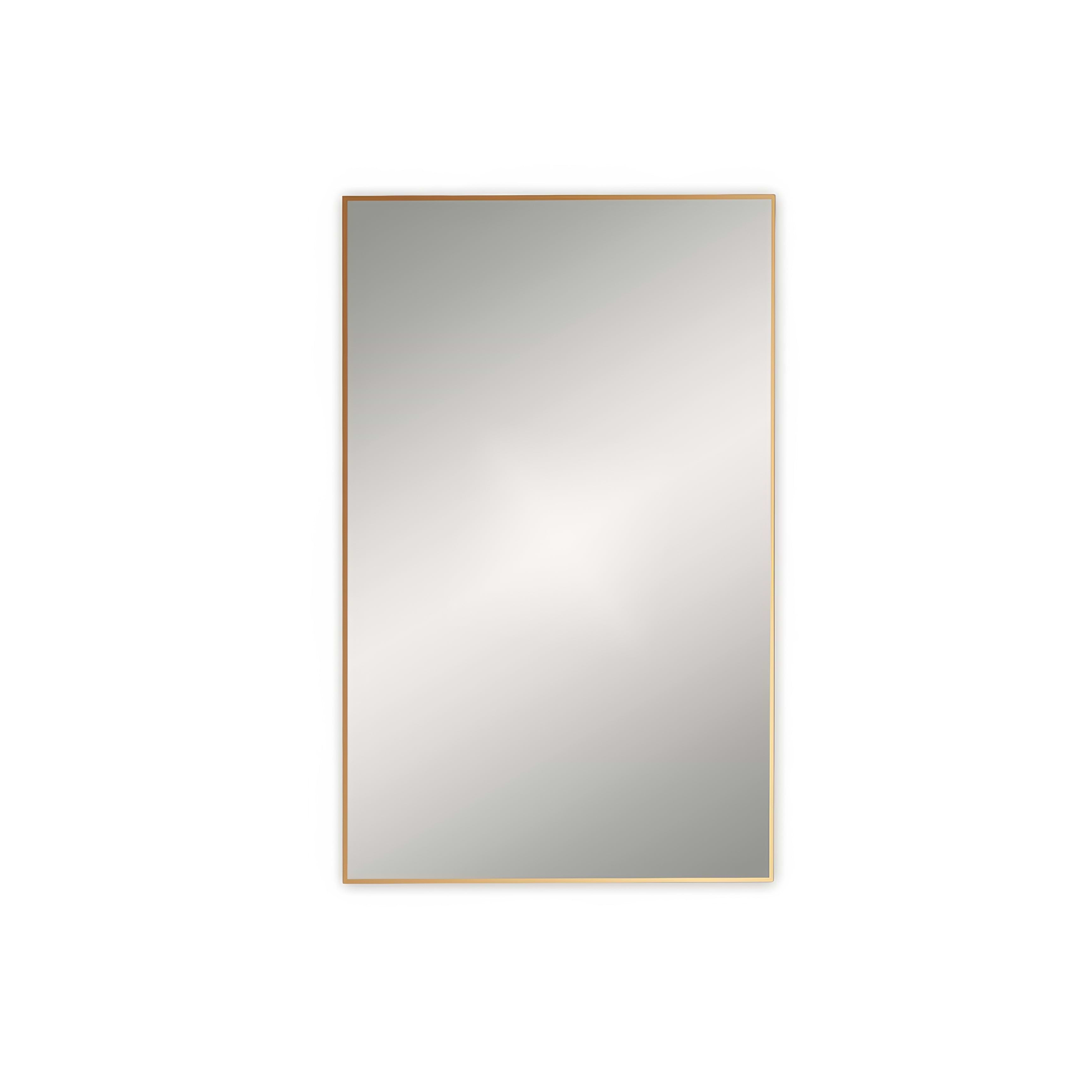 Docklands Rectangular Mirror 120x70cm Brushed Brass