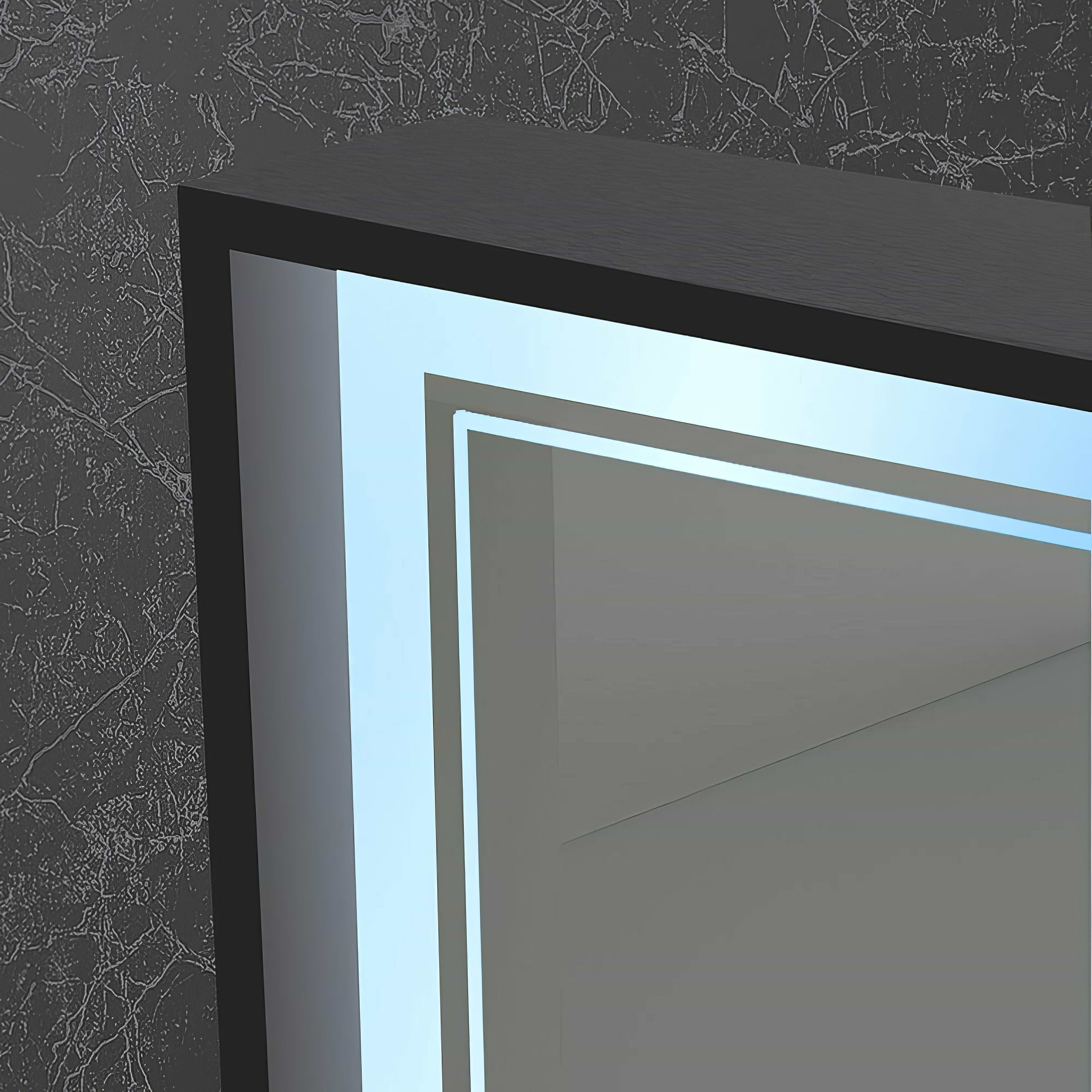 Astoria Mirror 140 Black - Hyperion Tiles