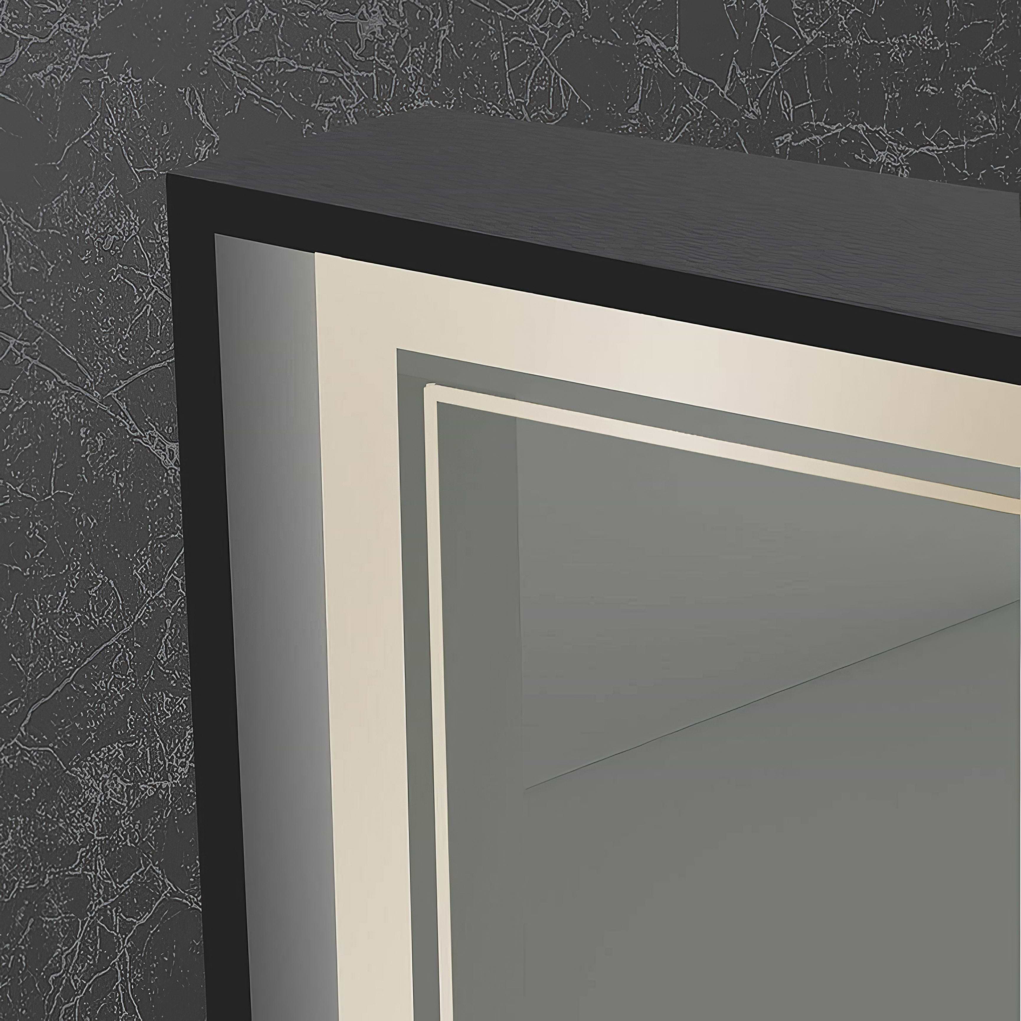 Astoria Mirror 140 Black - Hyperion Tiles