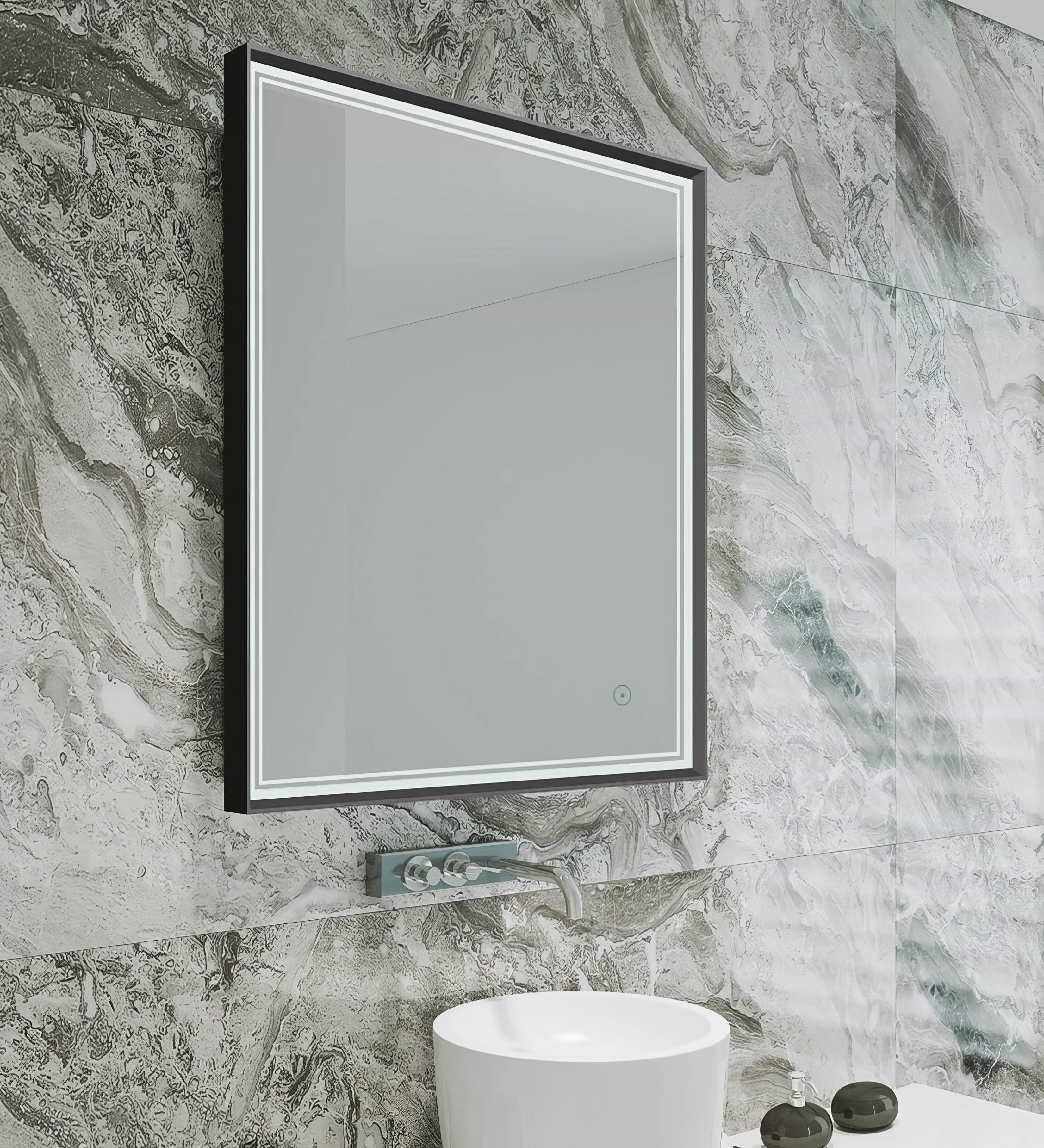 Astoria Mirror 140 Black - Hyperion Tiles