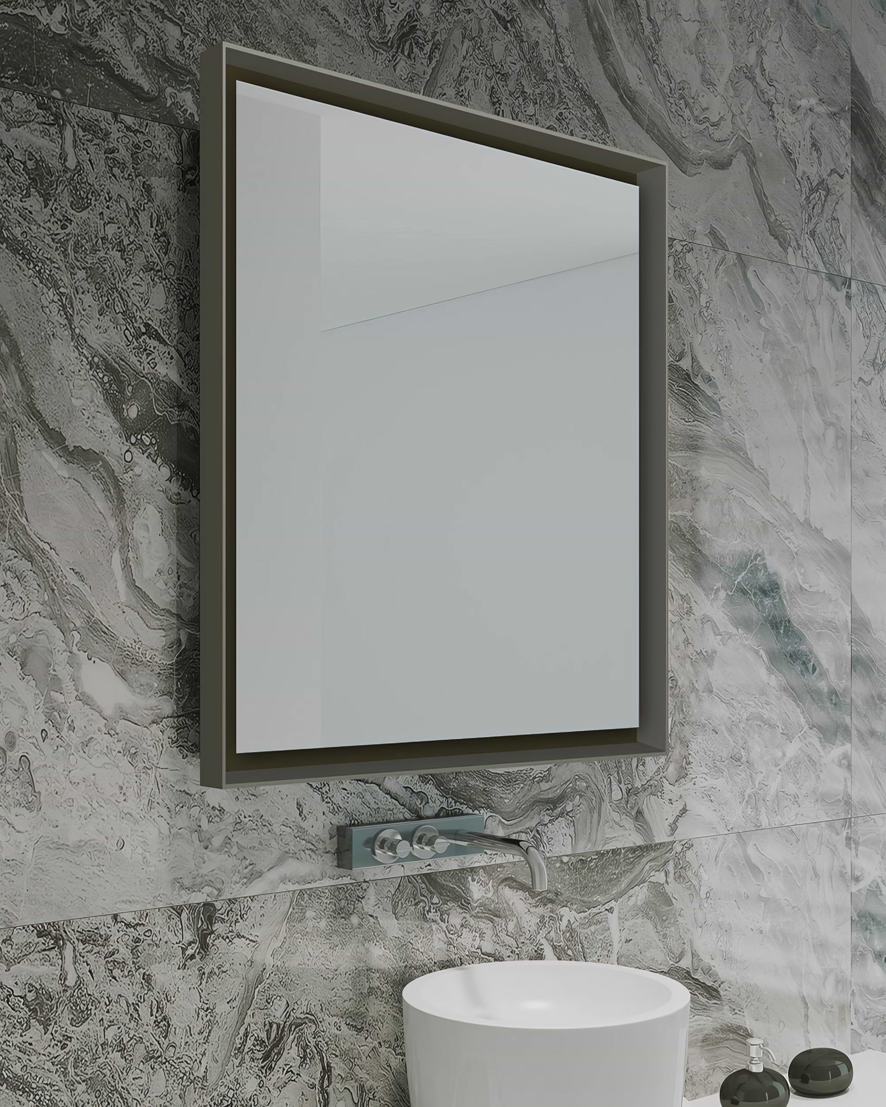 Brooklyn Mirror 140 Brushed Bronze - Hyperion Tiles