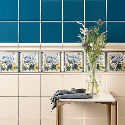 County White Omega Moulding - Hyperion Tiles