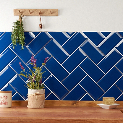 Metro Blue Gloss - Hyperion Tiles