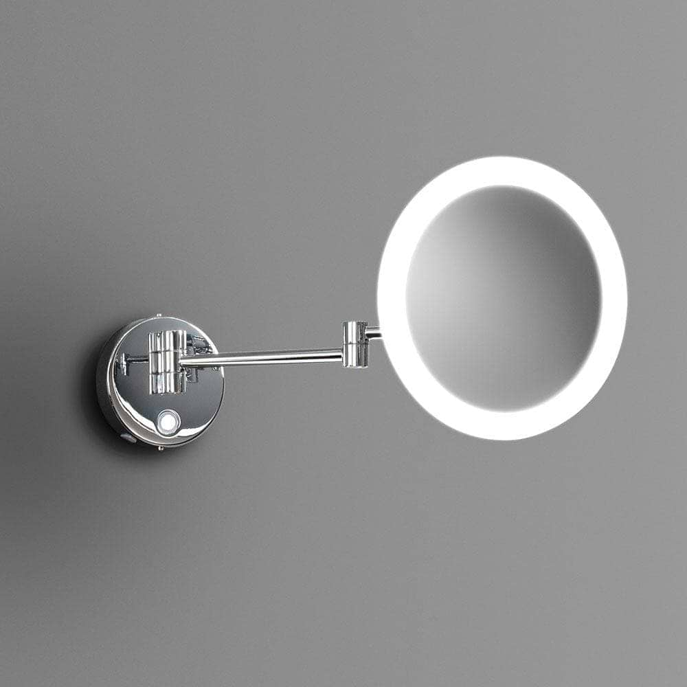 Sloane Round LED Magnifying Mirror Chrome - Hyperion Tiles