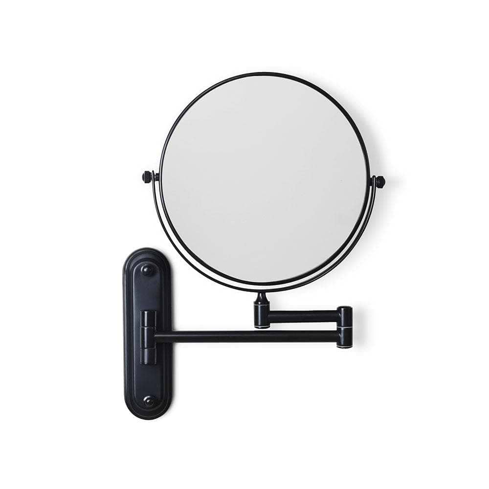 Taylor Reversible 5X Magnifying Wall Mirror Black - Hyperion Tiles