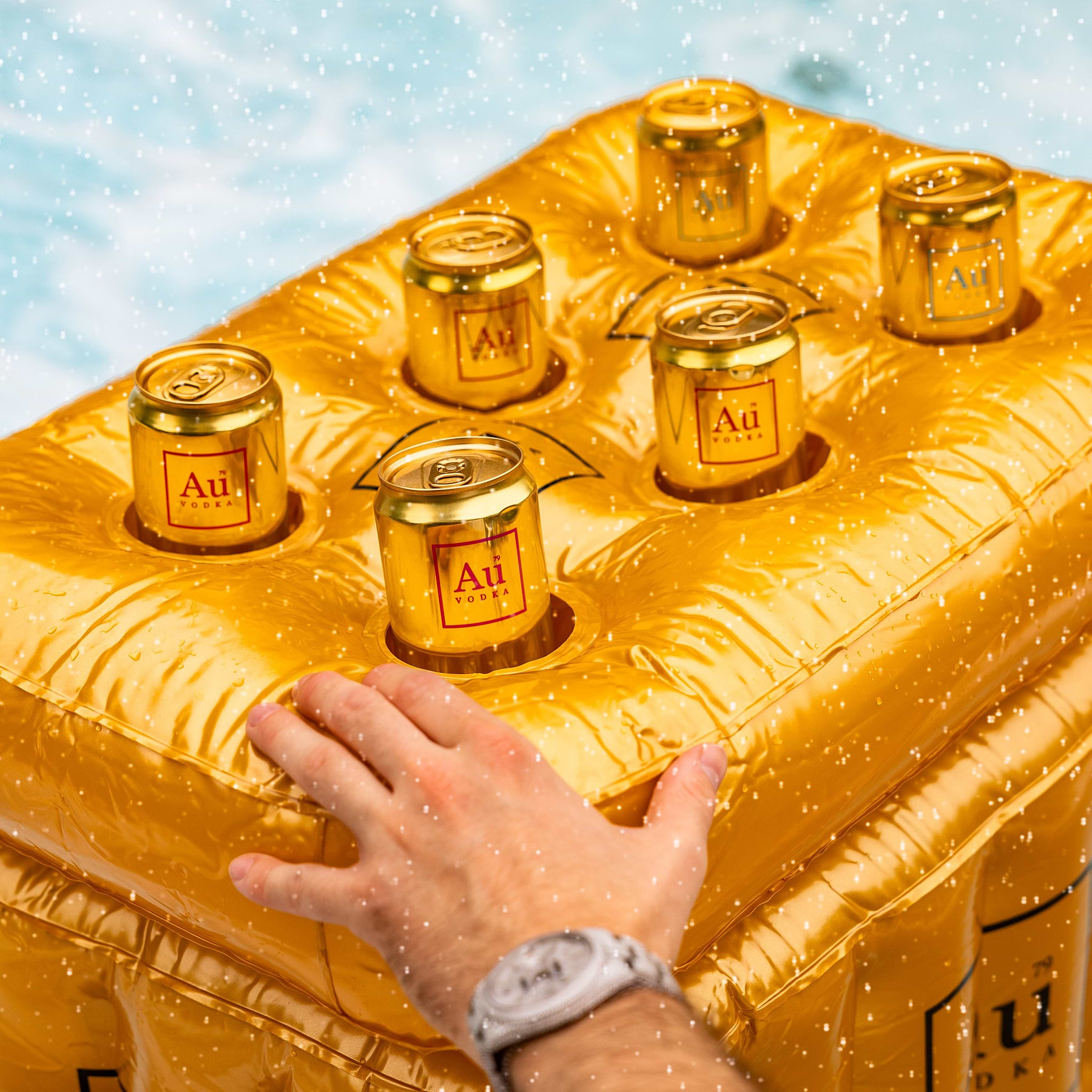 Clear Inflatable Cooler Inflatable Cooler Box- Au Vodka