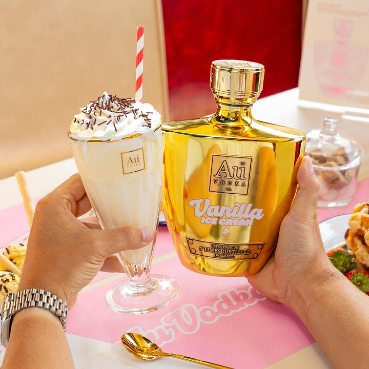 Au Vodka Vanilla Ice Cream 700ml