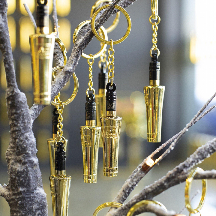 Au Vodka Gold Key Chain
