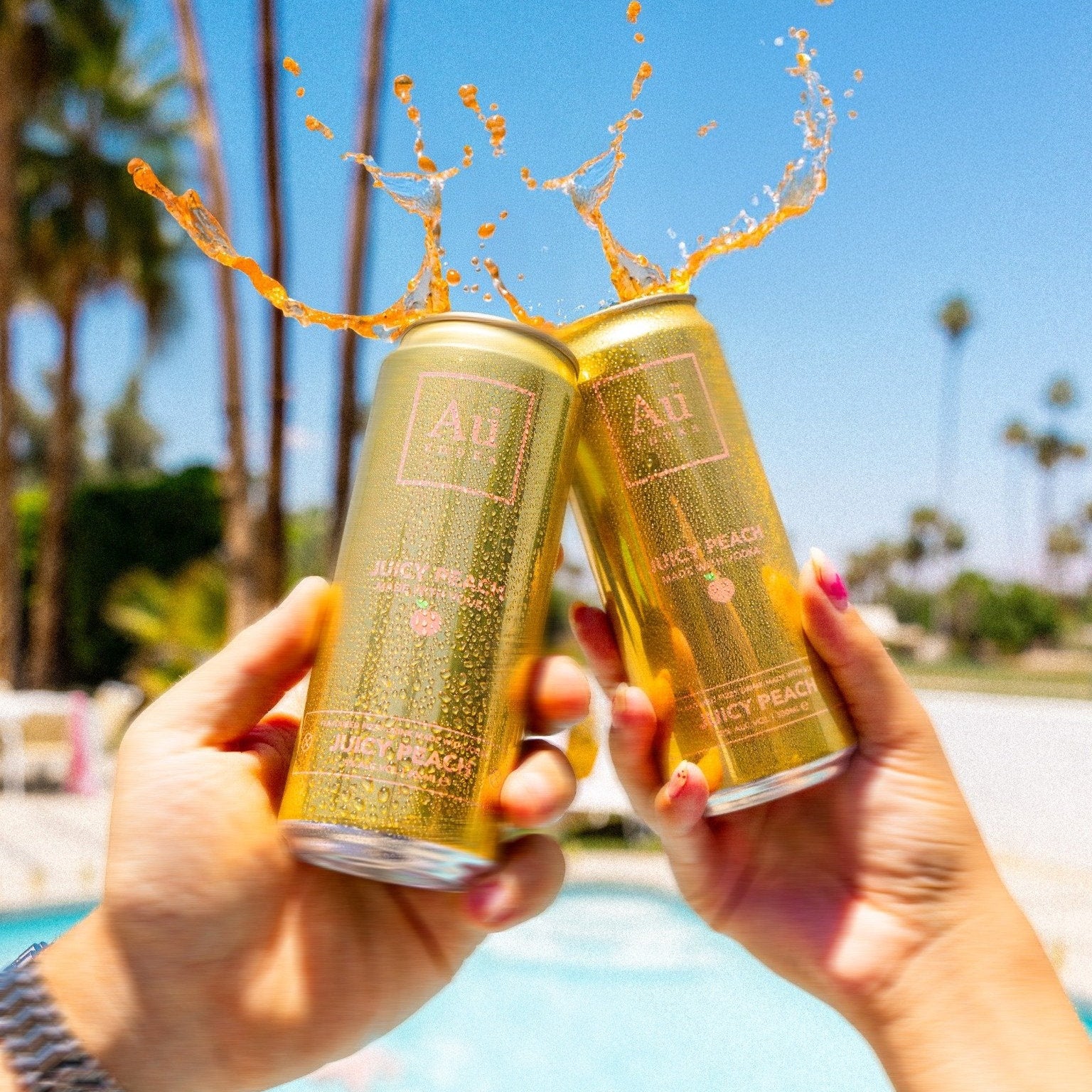 Juicy Peach Pre-Mixed Can - Au Vodka USA – Au Vodka USA