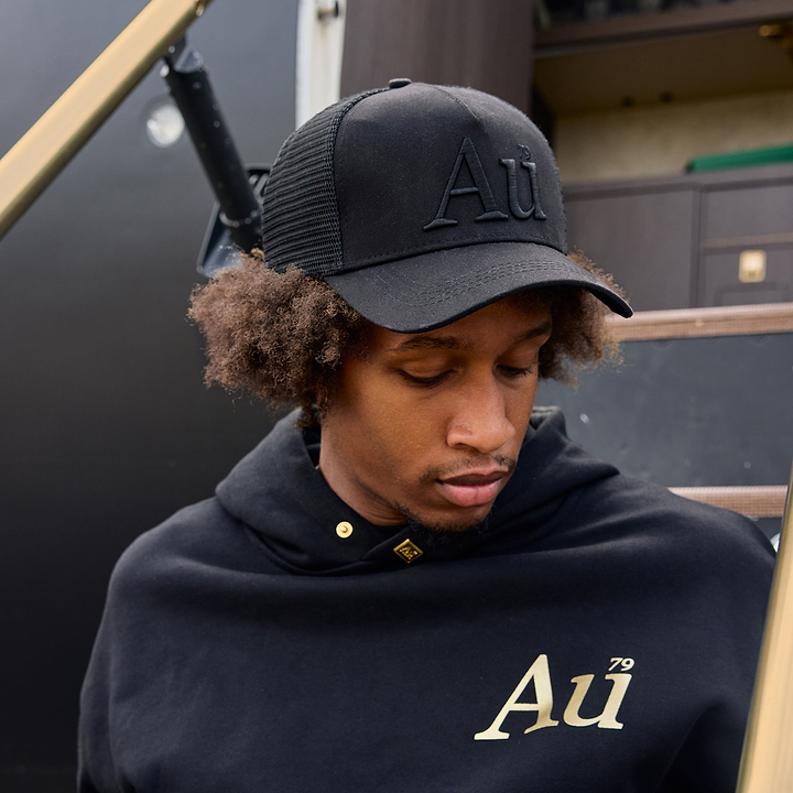 Au Signature Cap - Black/Black