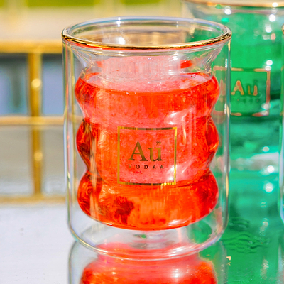 Au Ripple Glass