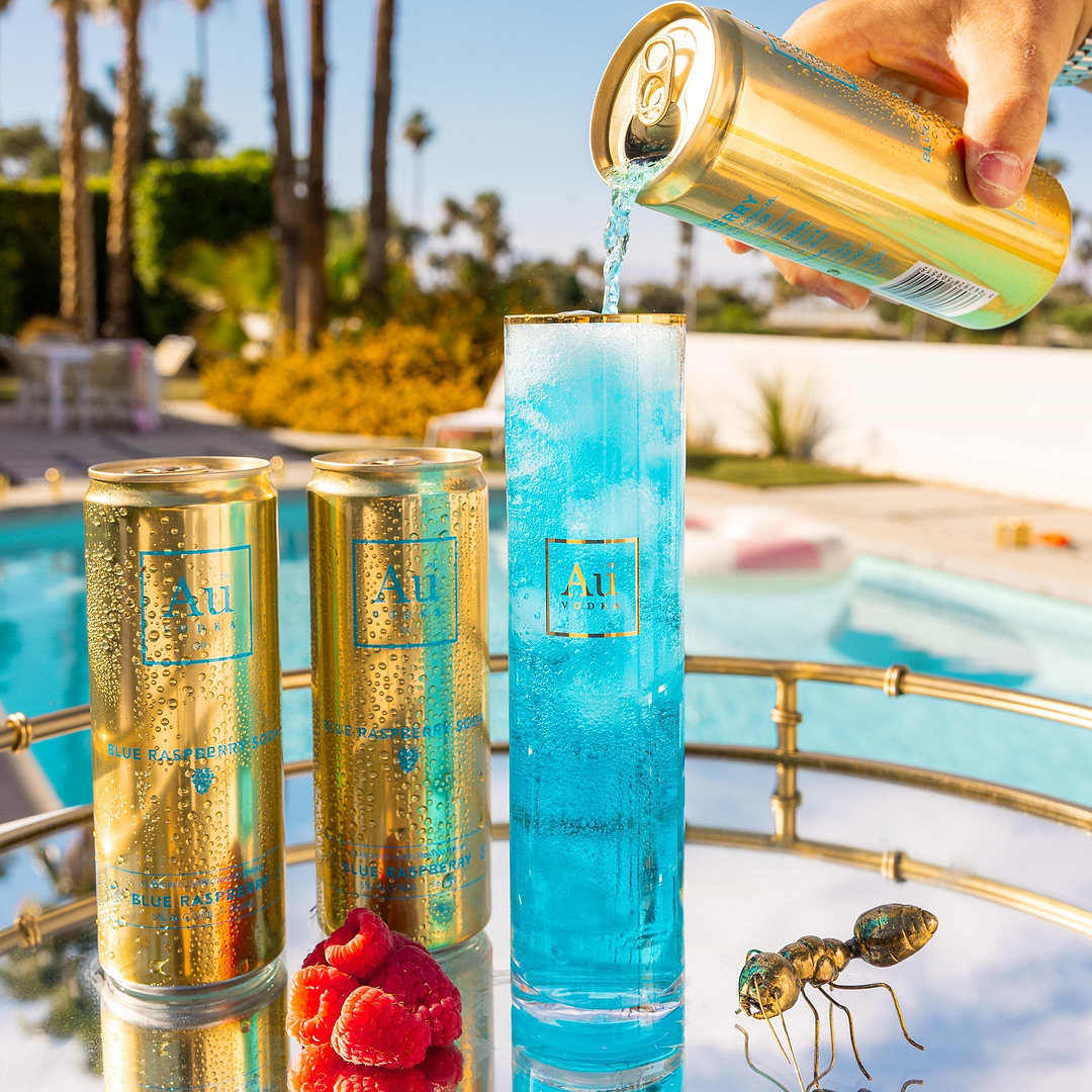 Blue Raspberry Cans Blue Raspberry Vodka Cocktail Can 24 Pack - Au Vodka USA – Au Vodka USA