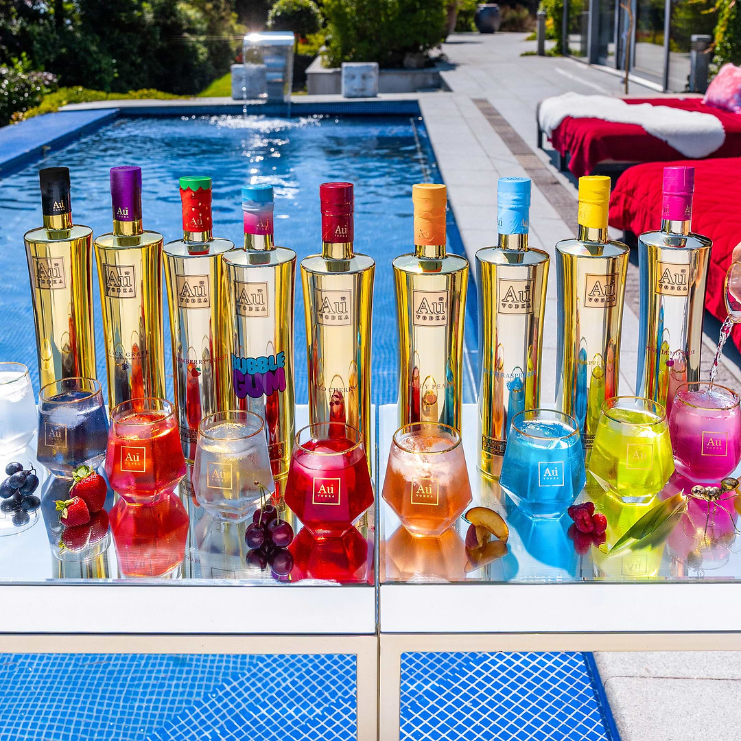 Au Vodka Full Bottle Collection