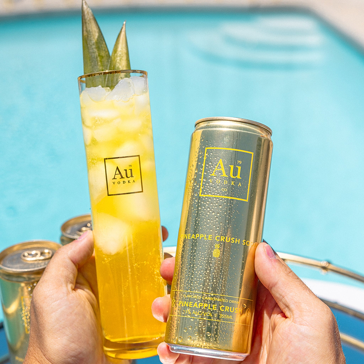 Au Vodka Pineapple Crush Pre-Mixed Cans