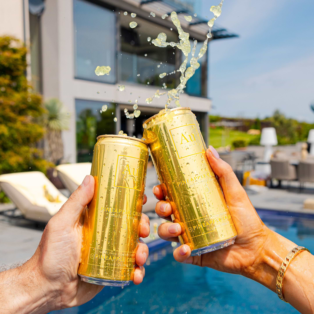 Au Vodka Pineapple Crush Pre-Mixed Cans