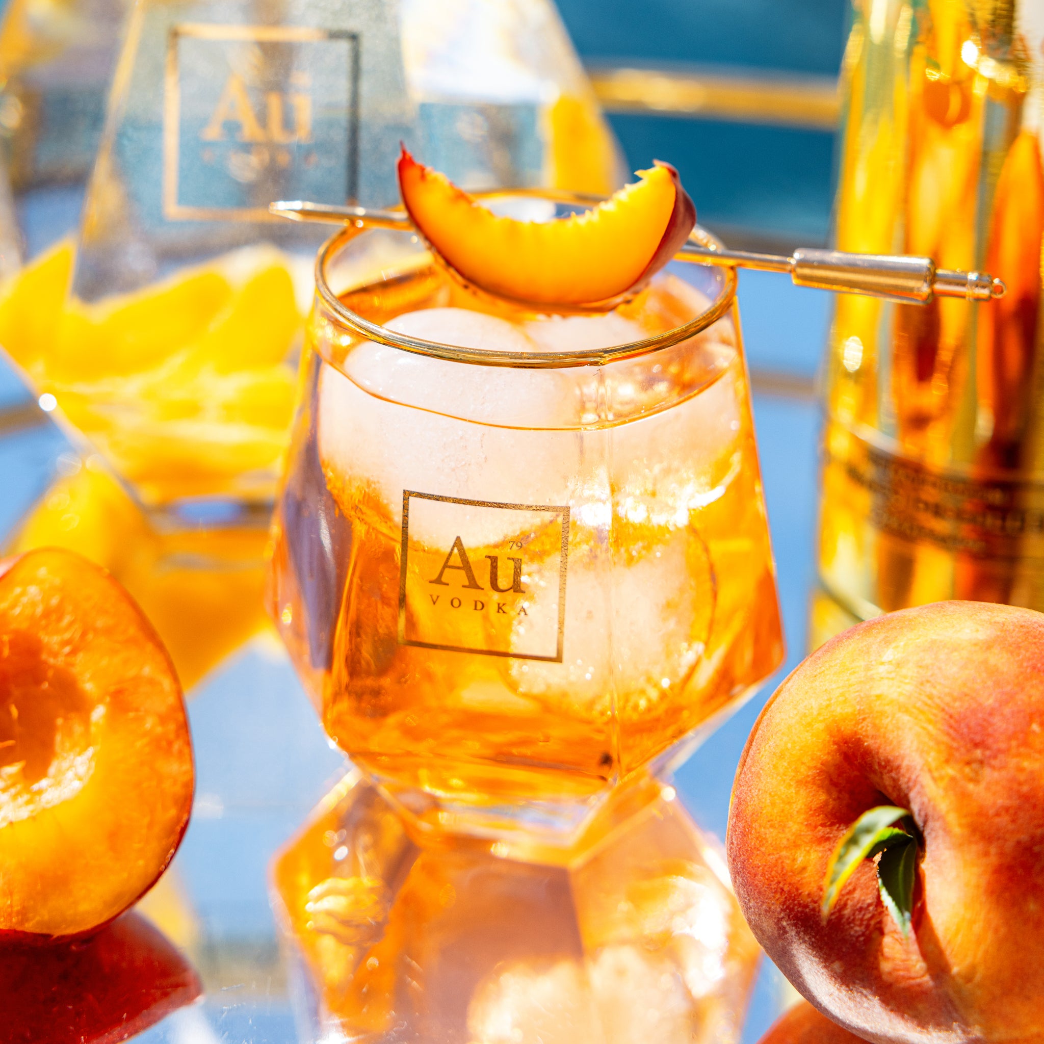 Juicy Peach Vodka 750ml - Au Vodka USA – Au Vodka USA