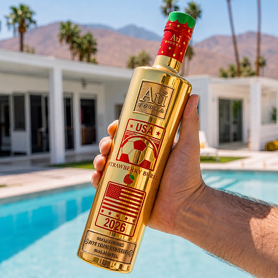 Au Vodka 750ml USA Soccer Edition