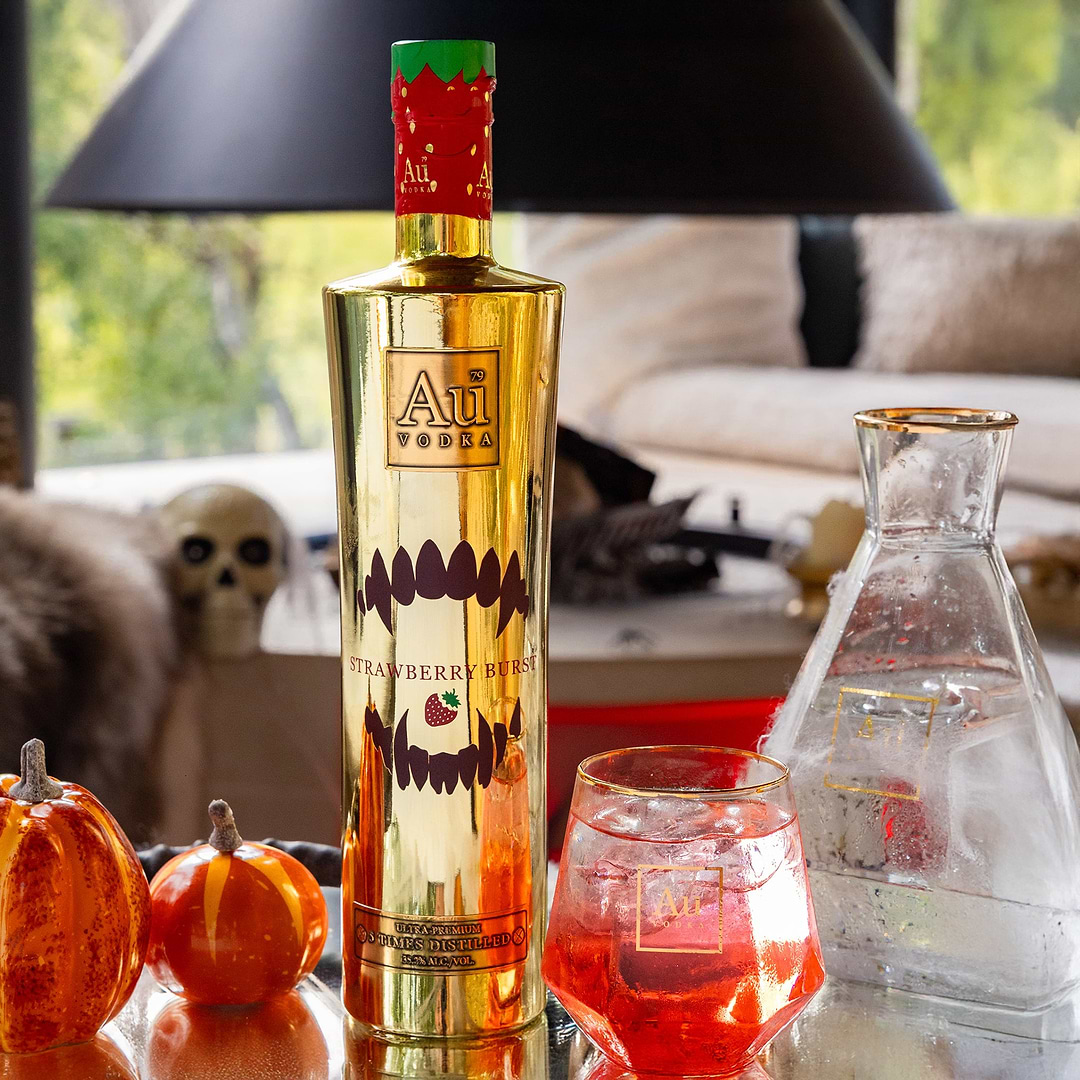 Au Vodka Limited Edition Halloween Strawberry Burst 750ml
