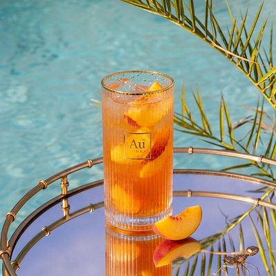 Au Hi-Ball Glass