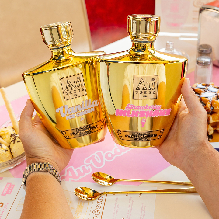 Au Vodka Milkshake Duo & FREE Sundae Glass