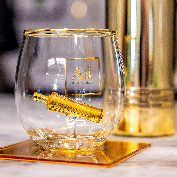Au Bottle Glass