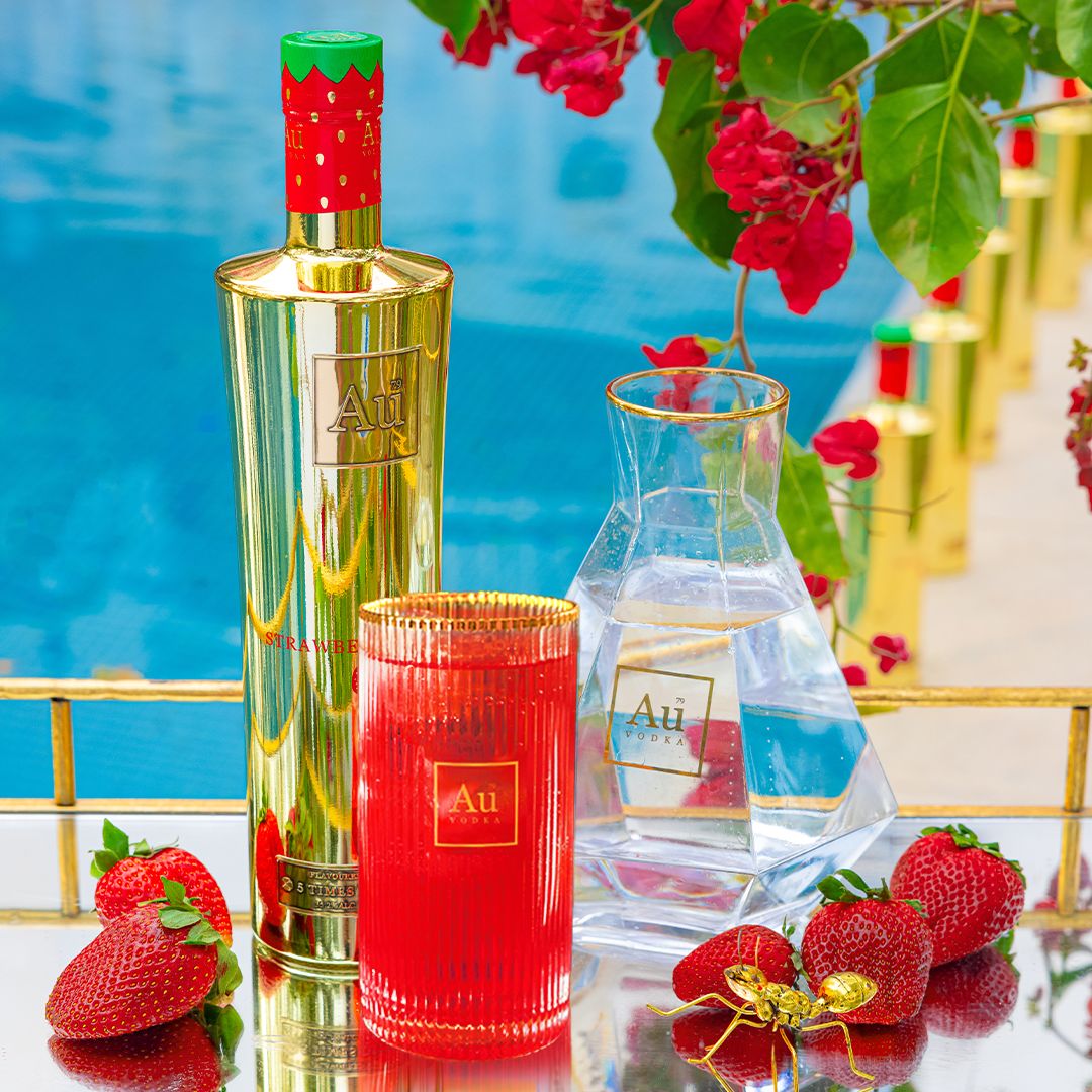 Au Vodka Hi-Ball Glass