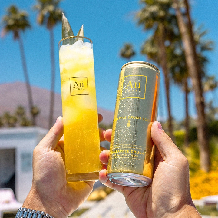Au Vodka Pineapple Crush Pre-Mixed Cans