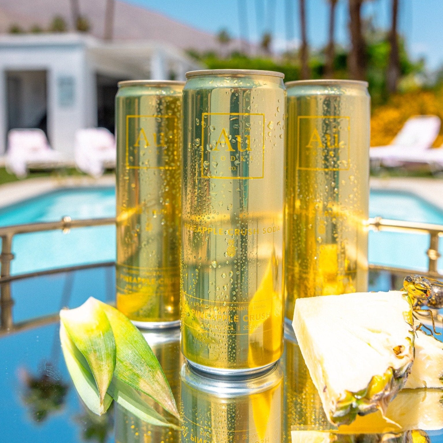 Au Vodka Pineapple Crush Pre-Mixed Cans