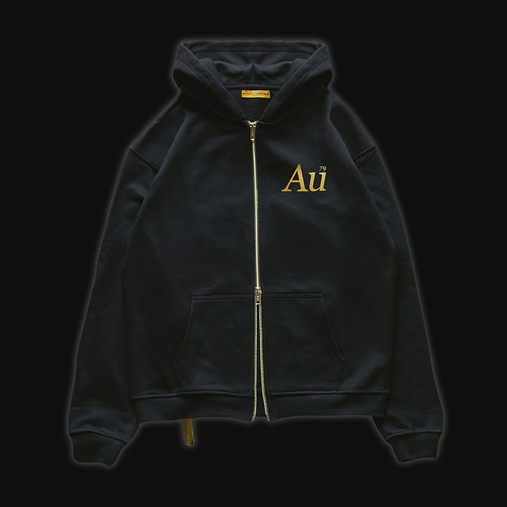 Au Signature Zip Hoodie - Black