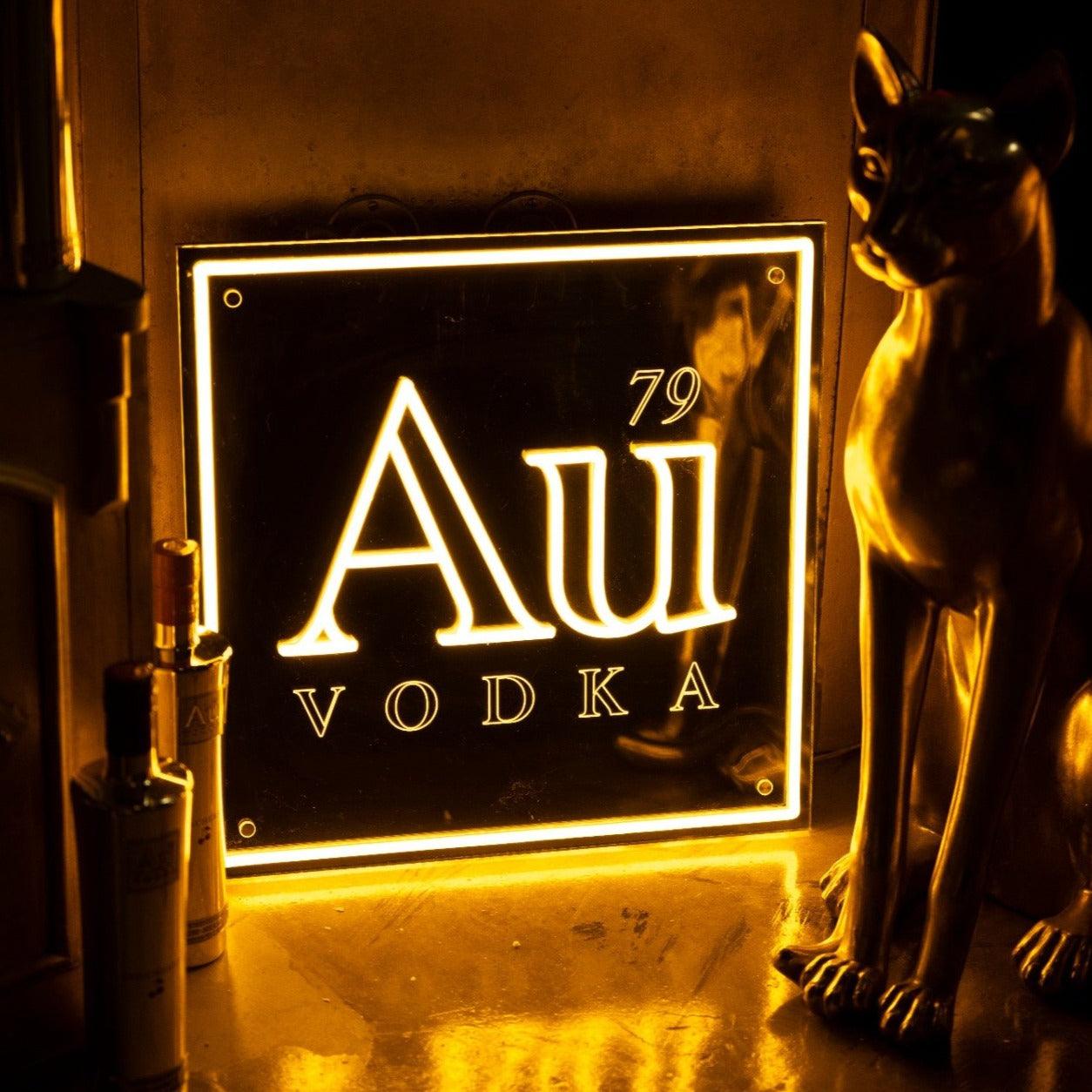 Au Vodka LED Logo Sign - Limited Edition - Au Vodka USA – Au Vodka USA