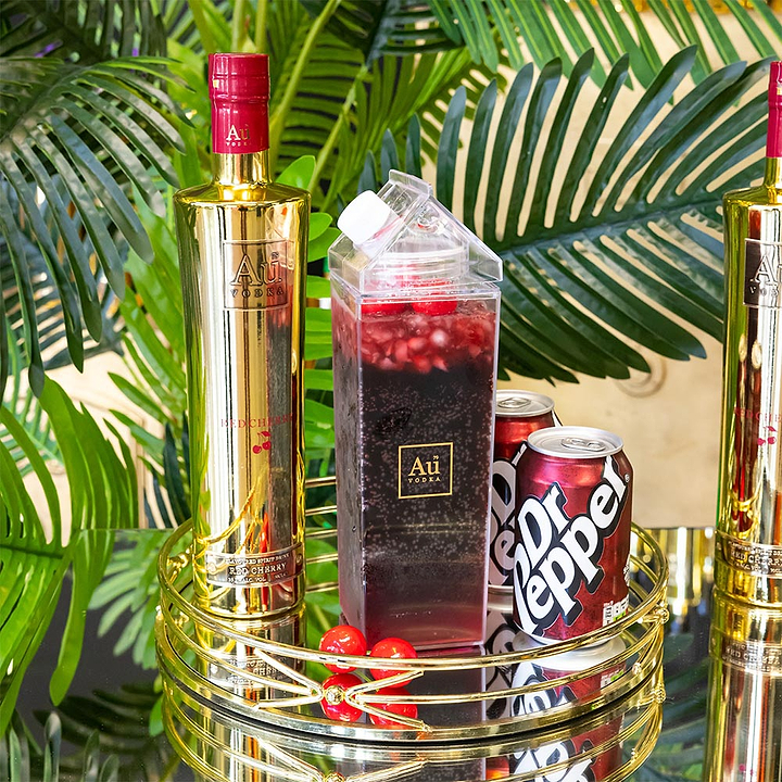Au Vodka 2 Bottle Combo & Free Cocktail Carton