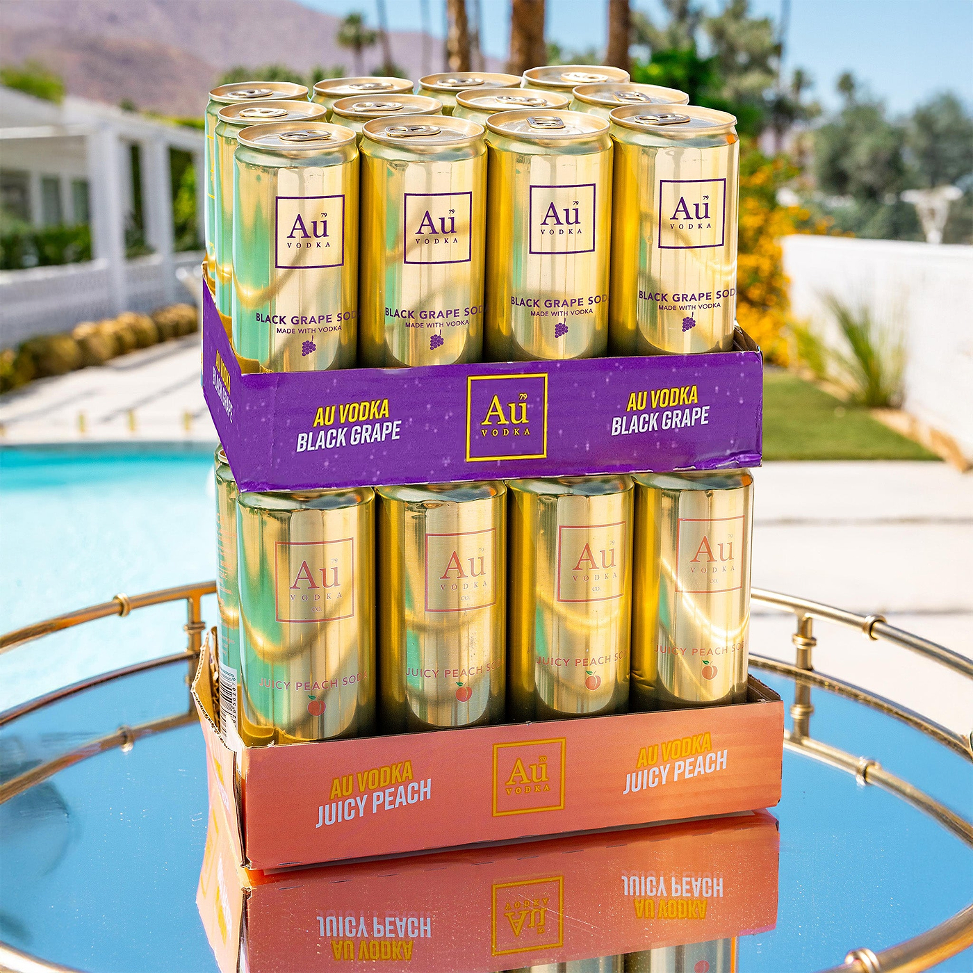 Au Vodka Pre-Mixed Cans - 24 Pack