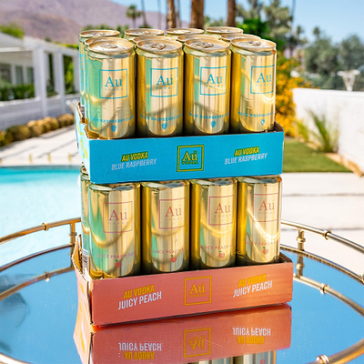 Au Vodka Pre-Mixed Cans - 24 Pack