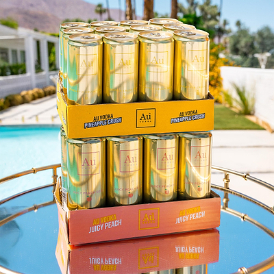 Au Vodka Pre-Mixed Cans - 24 Pack
