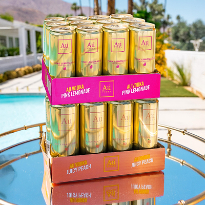 Au Vodka Pre-Mixed Cans - 24 Pack