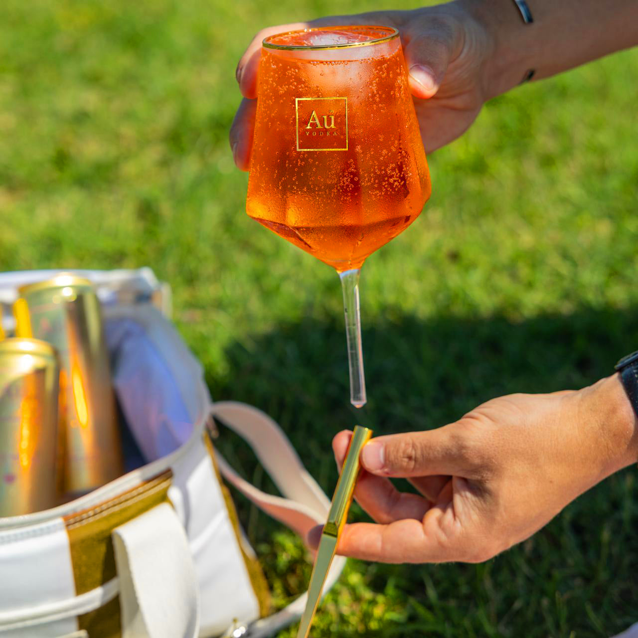 Au Picnic Glass