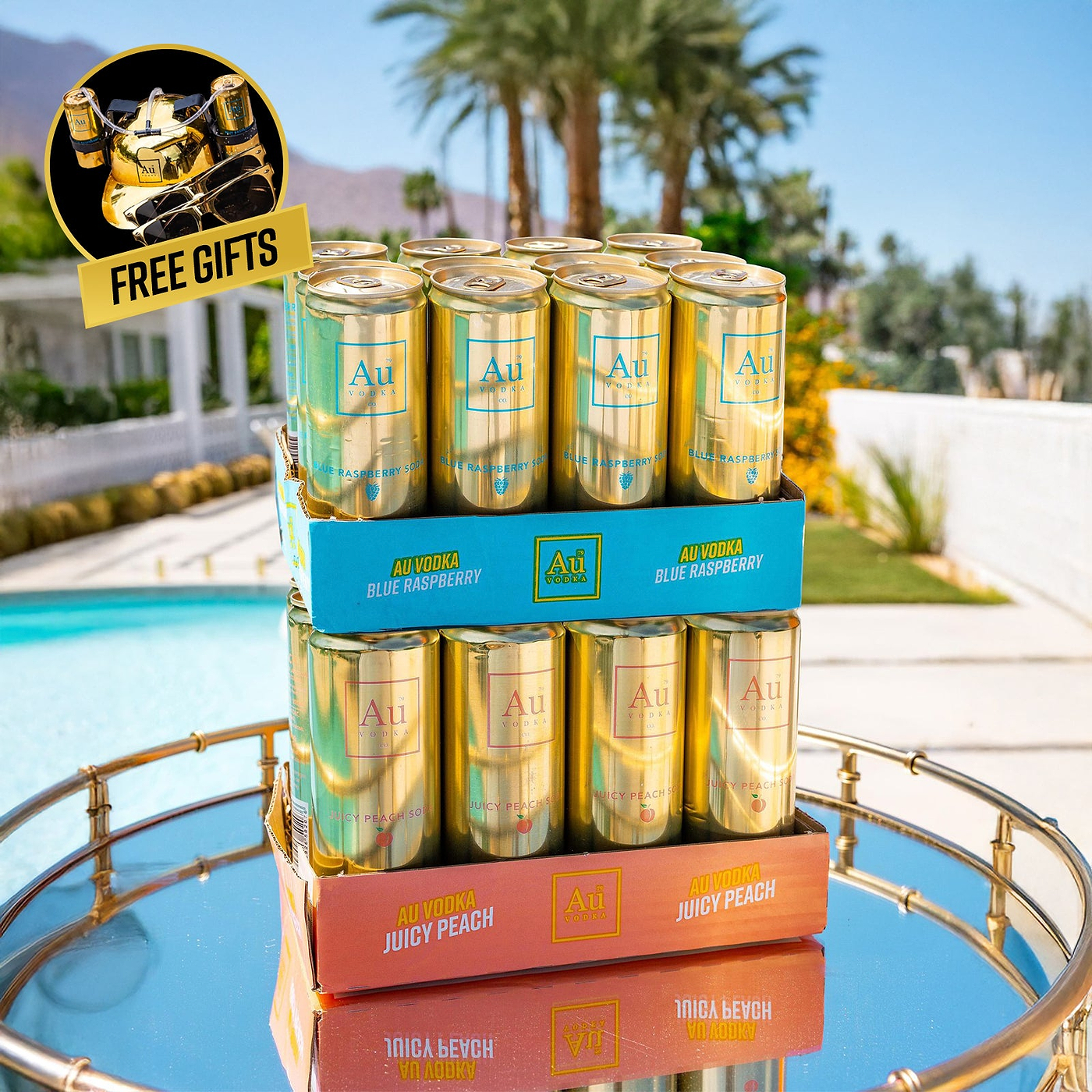 Au Vodka Pre-Mixed Cans - 24 Pack