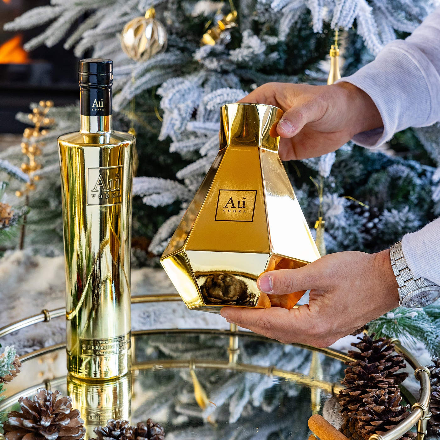 Au Gold Decanter - Au Vodka