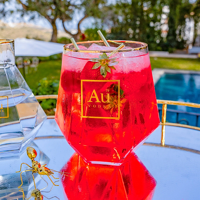 Au Diamond Cut Fishbowl