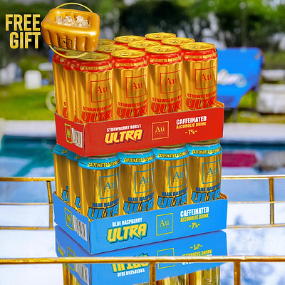 Au Vodka Ultra Cans - Mixed 24 Pack