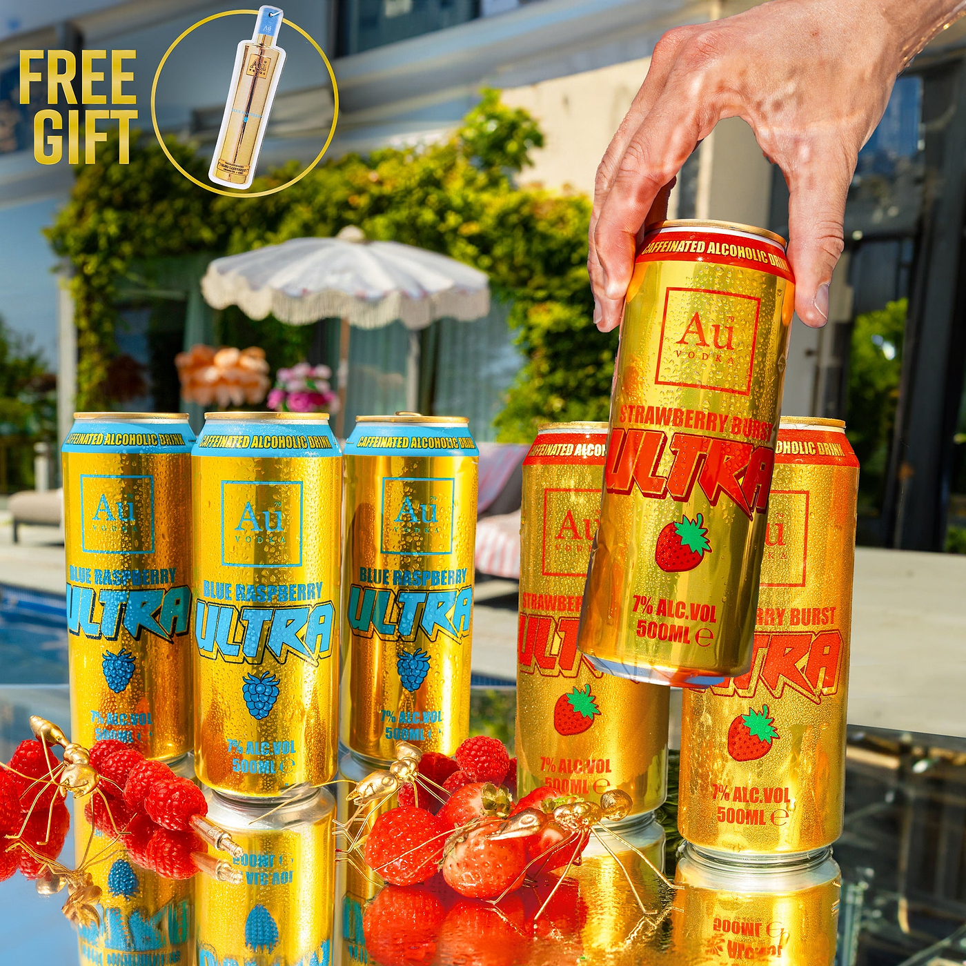 Au Vodka Ultra Cans - Mixed 6 Pack