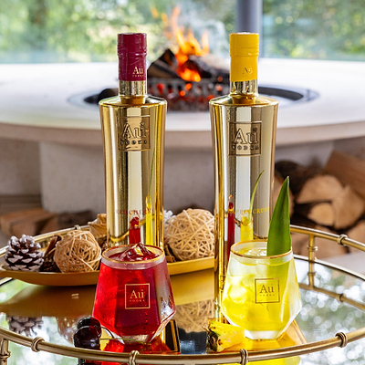 Au Vodka Red Cherry Combo - 2 Bottles