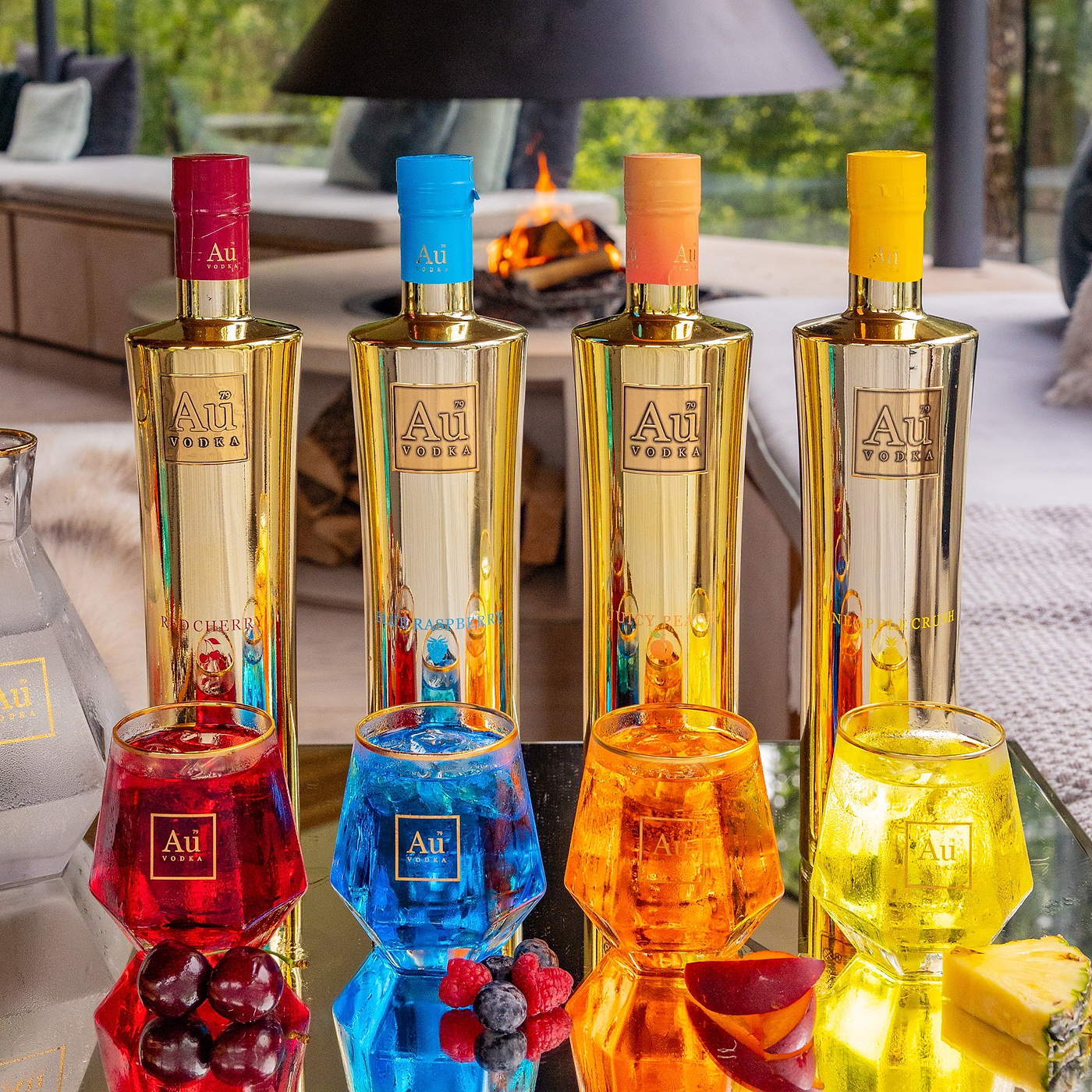 Au Vodka Red Cherry Bundle - 4 Bottles